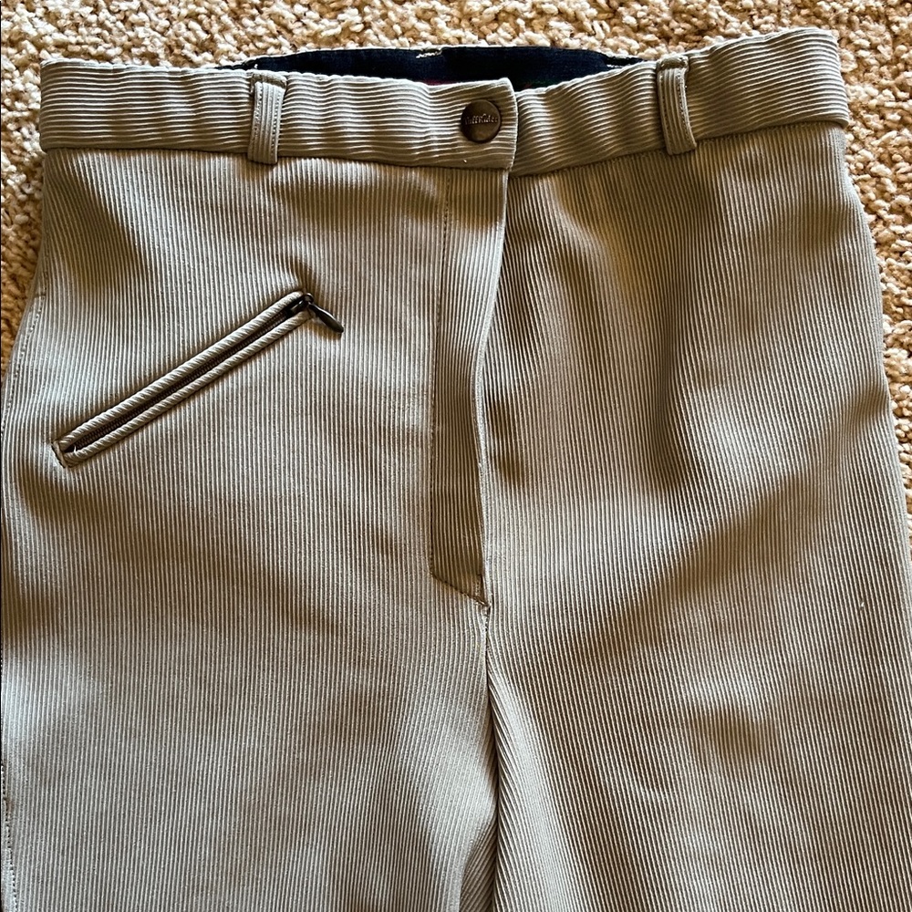 Tuff Rider Greige Equestrian Riding Breeches - Picture 2 of 10